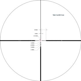 Luneta Vector Optics Continental 2-12x50 Hunt. SFP
