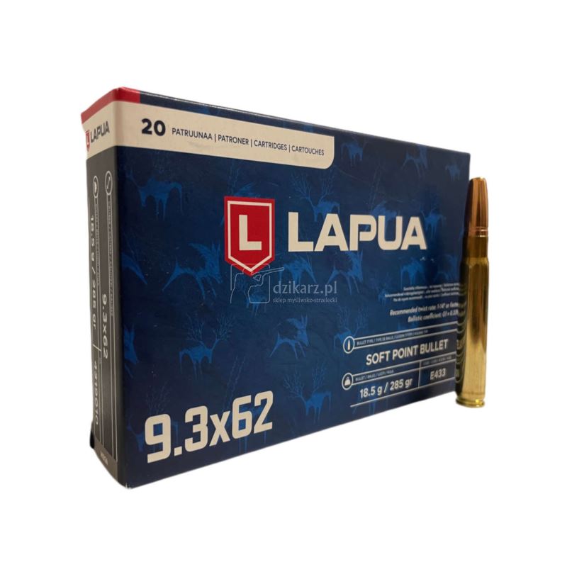 Amunicja Lapua 9,3x62 MEGA 18,5/285gr