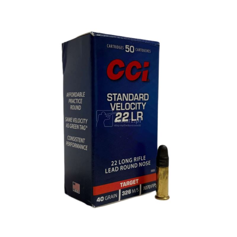 Amunicja CCI 22LR Standard Velocity 2,59g/40gr