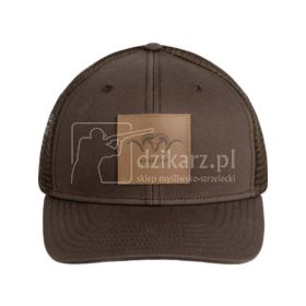 Czapka Blaser Leather Badge dark brown