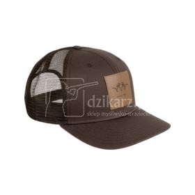 Czapka Blaser Leather Badge dark brown