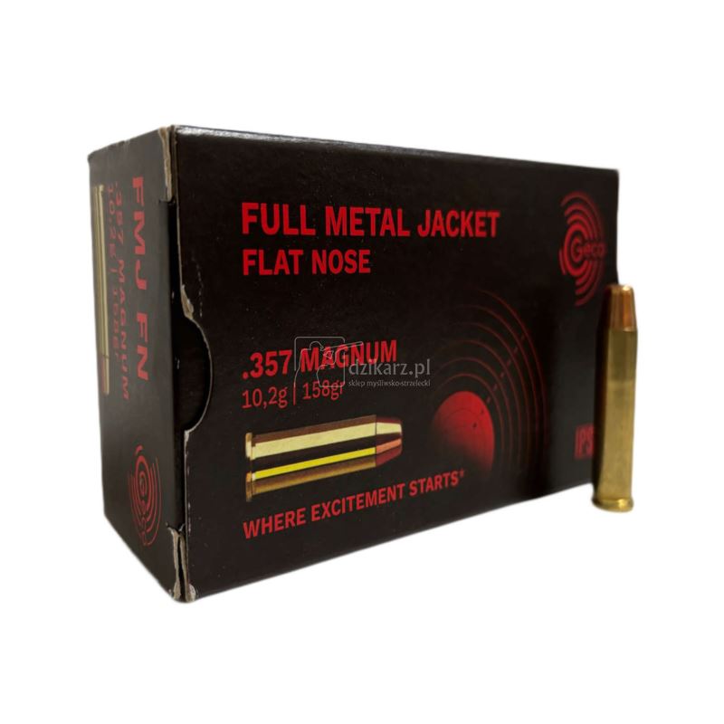 Amunicja Geco 357 Magnum FMJ 10,2g/158gr