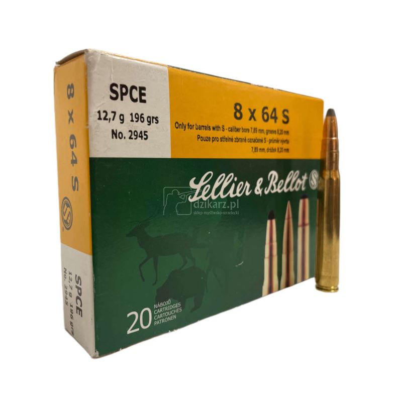 Amunicja S&B 8x64S SPCE 12,7g/196gr