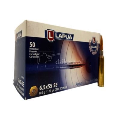 Amunicja Lapua 6,5x55 SE OTM Scenar 8g/123gr