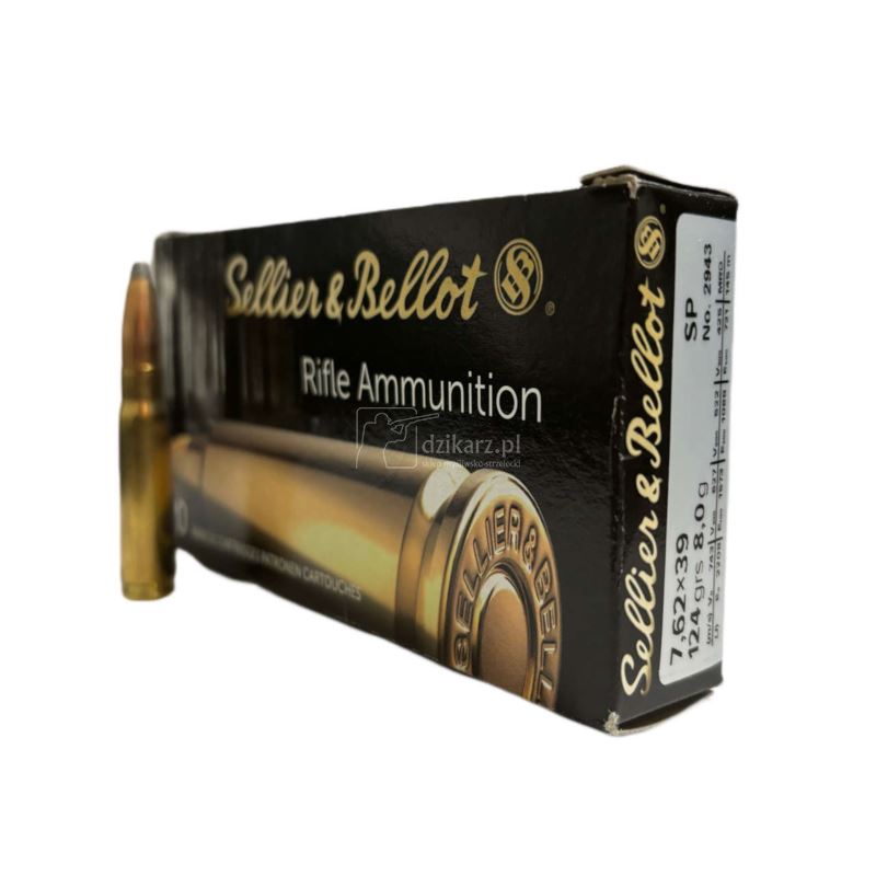 Amunicja S&B 7,62x39 SP 8,0g/124gr