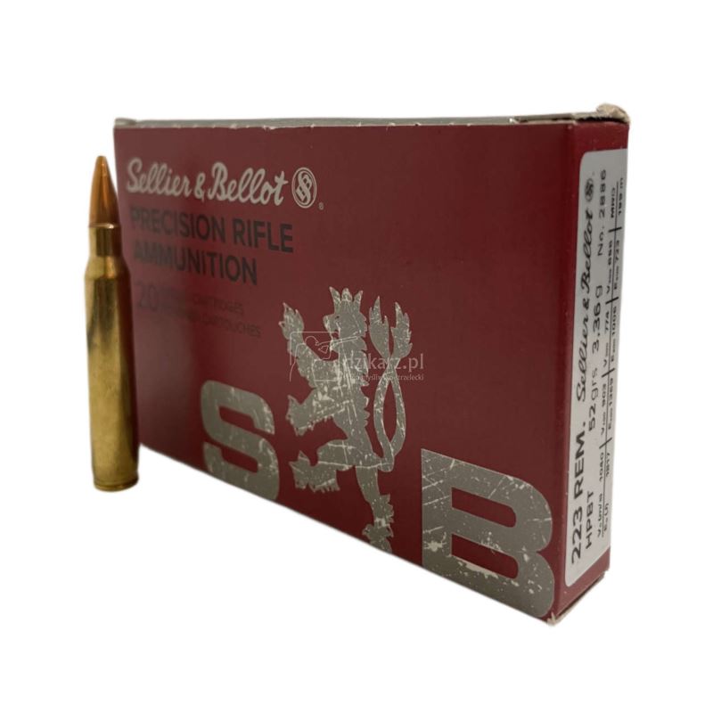 Amunicja S&B 223 Rem. HPBT 3,36g/52gr