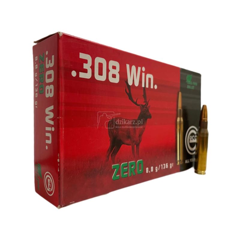 Amunicja Geco 308 Win Zero 8,8g/136gr