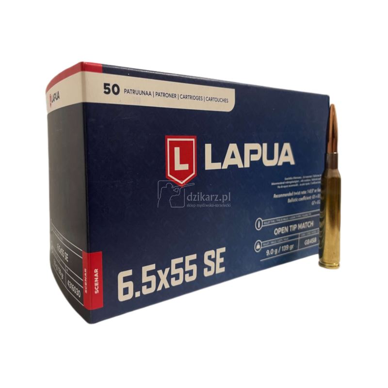 Amunicja Lapua 6,5x55 SE Scenar 9g/139grs