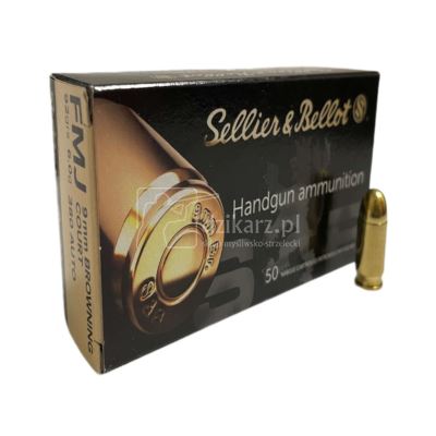 Amunicja S&B 9/380 Auto Brow-FMJ 6,0g/92gr