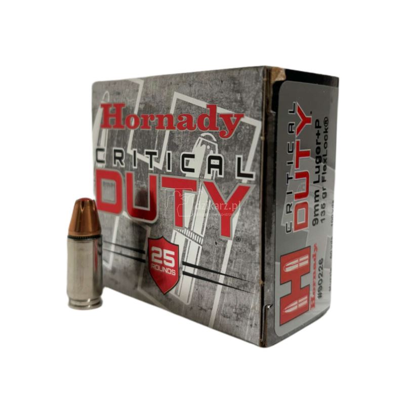 Amunicja Hornady 9x19 Critical Duty +P 8,75g/135gr