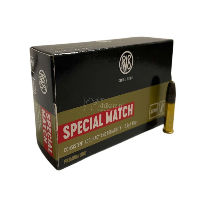 Amunicja RWS 22LR Special Match 2,6g/40gr