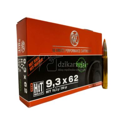 Amunicja RWS 9,3x62 Hit Green16,2g/250gr