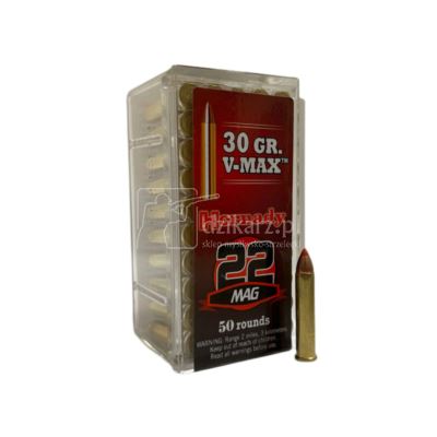 Amunicja Hornady 22 WMR V-Max 1,94g/30gr