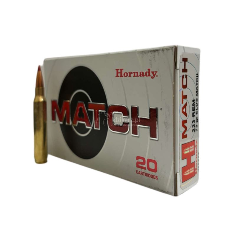 Amunicja Hornady 223 Rem ELD-M 4,73g/73gr