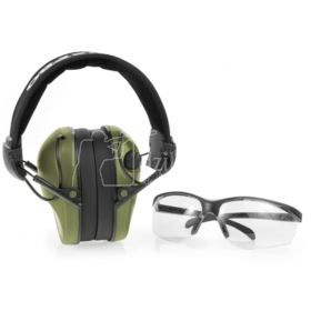 Ochronniki słuchu RealHunter Active Pro+Okulary OL