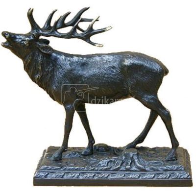 Statueta Korniluk z brązu Jeleń nr 65