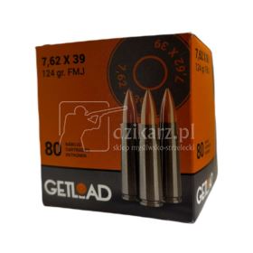 Amunicja Getload 7,62x39 FMJ 8,0g/124gr