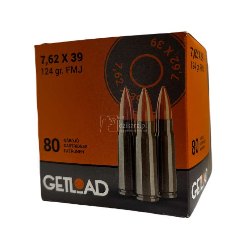 Amunicja Getload 7,62x39 FMJ 8,0g/124gr